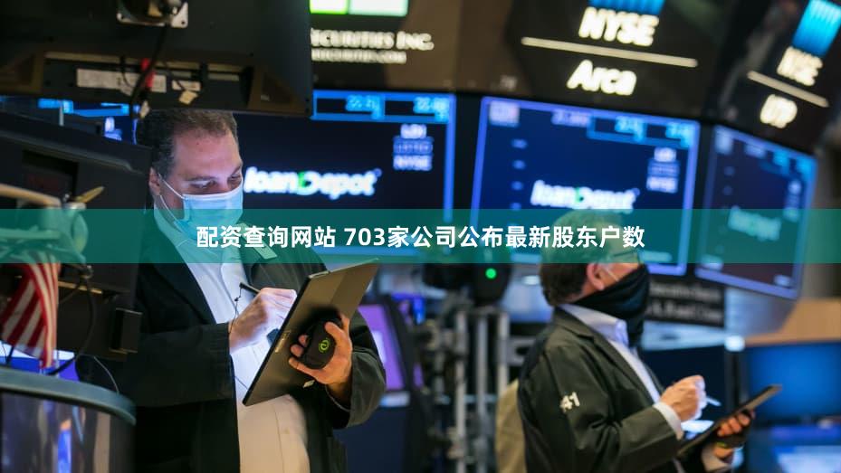配资查询网站 703家公司公布最新股东户数